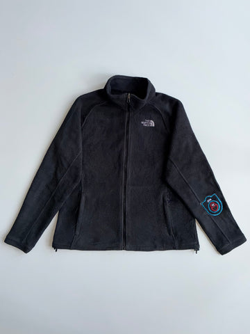 The North Face Black Fleece Zip-Up Jacket Woman’s (L)