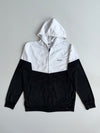 Carhartt Black & White Colorblock Zip-Up Hoodie (M)