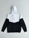 Carhartt Black & White Colorblock Zip-Up Hoodie (M)