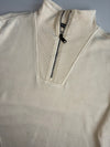 Carhartt Tencel Fiber Series Cream Quarter-Zip Sweatshirt (M)