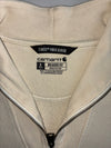 Carhartt Tencel Fiber Series Cream Quarter-Zip Sweatshirt (M)