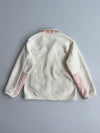 Kappa Italia Sports Wear Cream & Pink Sherpa Fleece Jacket (S)