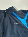 Nike Colorblock Full-Zip Track Jacket (Navy/Blue) – Size (XL)