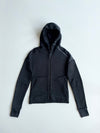 Adidas Black Tech Fleece Zip-Up Hoodie (XS)