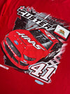 NASCAR Cole Custer #41 Stewart-Haas Racing Red Graphic Tee (XL)