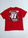 NASCAR Cole Custer #41 Stewart-Haas Racing Red Graphic Tee (XL)