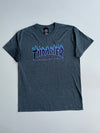 Thrasher Flame Logo Charcoal Grey T-Shirt (L)