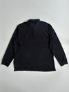 Polo Ralph Lauren Black Long Sleeve Polo  Purple Big Pony (2XL/3XL)