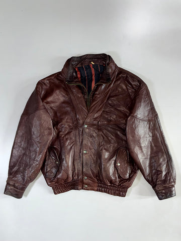 Vintage Premium Original Leather Jacket (XL)
