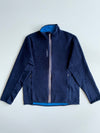 Reebok Navy Blue Full-Zip Fleece Jacket (S)