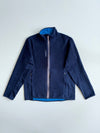 Reebok Navy Blue Full-Zip Fleece Jacket (S)