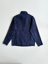 Reebok Navy Blue Full-Zip Fleece Jacket (S)