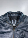 MVR Vintage Leather Biker Jacket (Made in France) (2XL)
