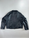 MVR Vintage Leather Biker Jacket (Made in France) (2XL)