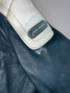Hein Gericke Navy & White Leather Racing Jacket (S)
