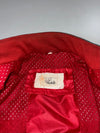 Corse Red/White Racing Leather Jacket (L)