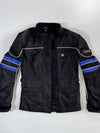 Frank Thomas Black/Blue Textile Motorcycle Jacket Padded (XS)