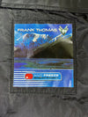 Frank Thomas Black/Blue Textile Motorcycle Jacket Padded (XS)