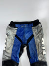 FLM Blue/Grey/Black Racing Leather Pants Knee Padded (W:38|L:42)