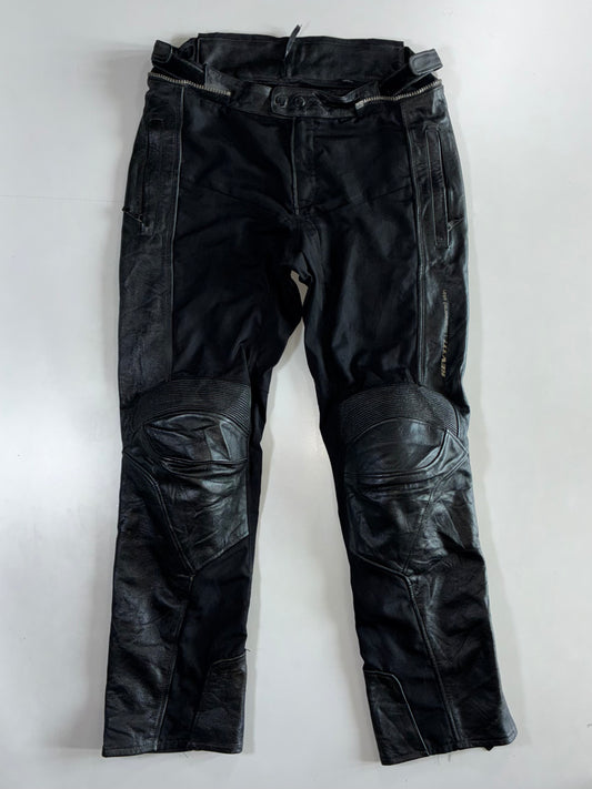 Rev’It Engineered Skin Black Textile/Leather Pants Kne Padded (W:36|L:42)