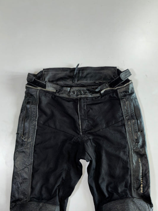 Rev’It Engineered Skin Black Textile/Leather Pants Kne Padded (W:36|L:42)