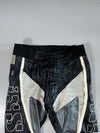 IXS Black/White Leather Racing Pants Knee Padded (W:36|L:43)