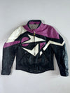 Uvex Motorstyle Purple/Black/White Leather Jacket (S)