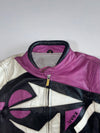 Uvex Motorstyle Purple/Black/White Leather Jacket (S)