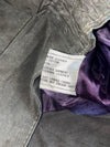 Private Grey Two-Tone Leather/Suede Jacket (L)