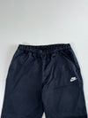 Nike Black Swoosh Track Pants Elastic (W:32|L:37)