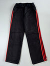 Adidas Black & Red Stripe Track Pants Elastic (W:26|L:37)