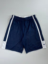 Nike Navy Mesh Basketball Shorts Elastic (W:32|L:22)
