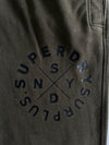Superdry Surplus Goods Olive Green Fleece Joggers (W:35) (L:42.5)