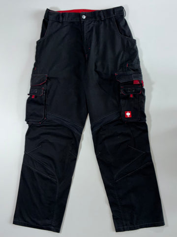 Engelbert Strauss Black Cargo Workpants (W:32|L:43)