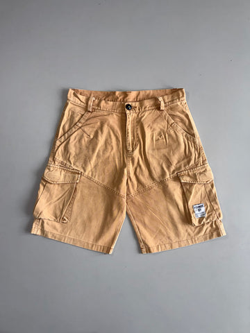Stabber Director Confidence Khaki Cargo Shorts (W:33) (L:21.5)