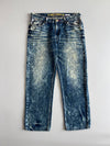 Big Train Acid Wash Denim Jeans (W:38) (L:42)
