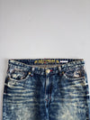 Big Train Acid Wash Denim Jeans (W:38) (L:42)