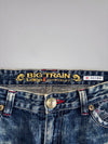 Big Train Acid Wash Denim Jeans (W:38) (L:42)