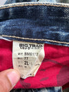 Big Train Acid Wash Denim Jeans (W:38) (L:42)