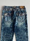Big Train Acid Wash Denim Jeans (W:38) (L:42)