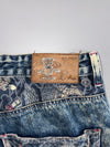 Big Train Acid Wash Denim Jeans (W:38) (L:42)