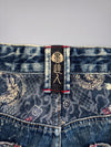 Big Train Acid Wash Denim Jeans (W:38) (L:42)