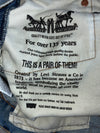 Vintage Levi’s 511 Light Wash Straight Leg Jeans (W:33) (L:45)