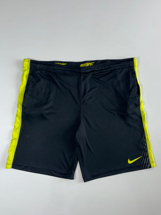 Nike Dri-Fit Black Neon Compression Shorts (W:42|L:20)