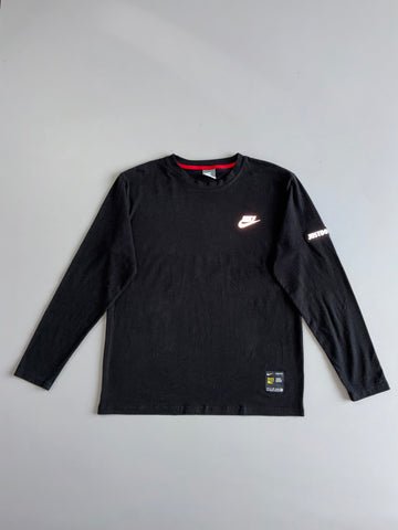 Nike Just Do It Black Long Sleeve Tee (M)