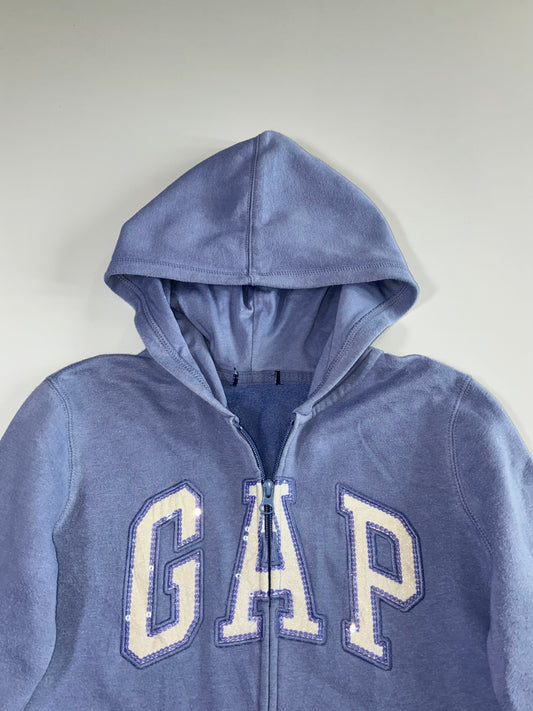 Gap Arch Logo Sequin Zip Hoodie Women’s (XS)