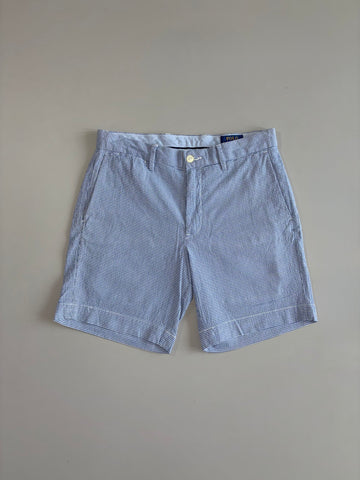 Polo Ralph Lauren Blue Gingham Check Shorts (W:31) (L:17.5)