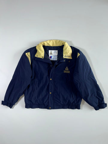 Vintage Champion x Notre Dame Fighting Irish Insulated Jacket (M/L)