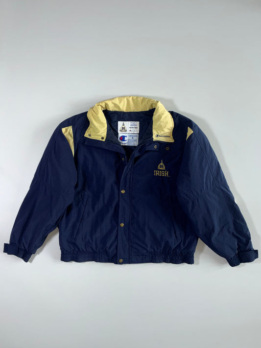 Vintage Champion x Notre Dame Fighting Irish Insulated Jacket (M/L)