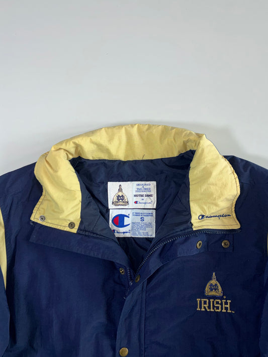 Vintage Champion x Notre Dame Fighting Irish Insulated Jacket (M/L)